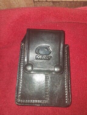 Mag-Lite Leather Mini Pocket Flashlight Belt Holster Black